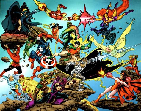 Avengers Vs Titans Perez By Namorsubmariner On Deviantart Marvel