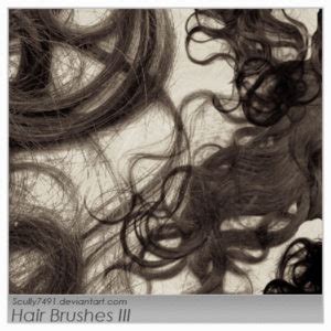 250 Кистей волосы 35 наборов для Фотошопа Photoshop Hair Brushes