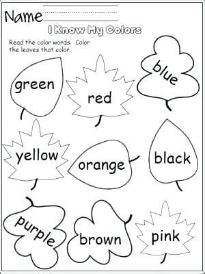 Pin by Wanda Broome on Crayola.com/Coloring  Preschool colors, Fall