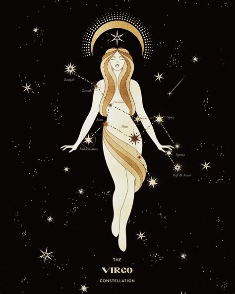 The Virgo Constellation Virgo The Maiden Is The 6th Sign In The