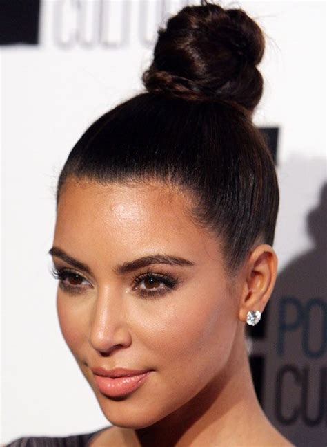 50 Stunning Bun Hairstyles You Need To Check Out Now Kim Kardashian