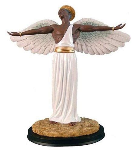 African American Angel Figurines And Statues The Black Art Depot