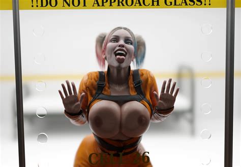 Rule 34 1girls 3d Against Glass Areolae Batesz Batman Series Big Breasts Blonde Hair Boobs