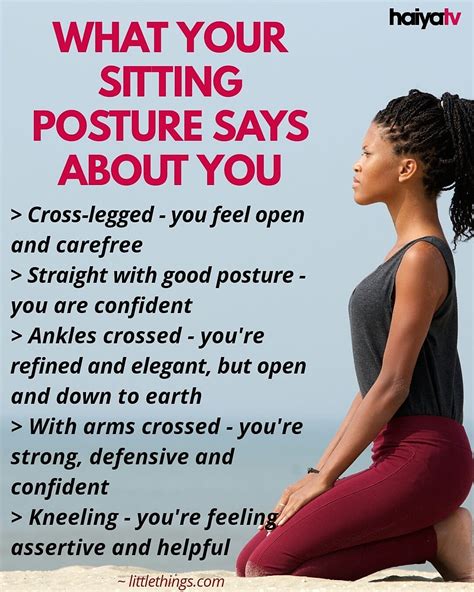 Haiya Tv Health What Your Sitting Posture Says About You Facebook