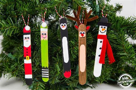 Craft Stick Ornaments To Make This Holiday Season