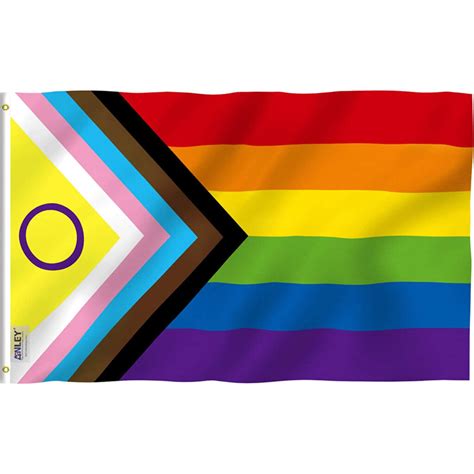 fly breeze 3x5 foot lgbtq new intersex inclusive progress pride flag anley flags