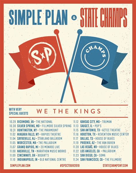 Simple Plan Announces Us Tour With State Champs And We The Kings