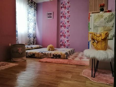 Perkongsian cara dan tips dalam menghias/dekorasi bilik tidur anak. Idea Dekorasi Bilik Tidur Tanpa Guna Katil - Giler Deco