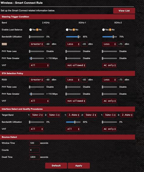 Smart Connect Rule Config Help Asus