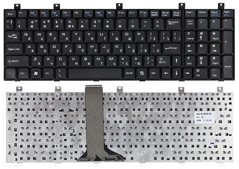 Клавиатура для ноутбука Lg E500 Msi A5000 Cr500 Cr600 Cx500
