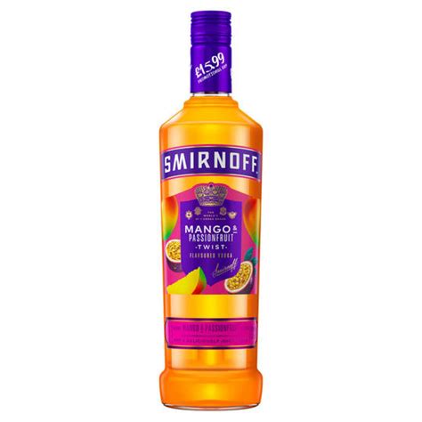 Smirnoff Mango And Passionfruit Twist Flavoured Vodka 70cl Pmp £1599 Vodka Iceland Foods