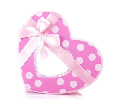 Pink Heart Shaped T Box Stock Image Image Of T 29000365