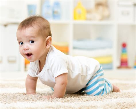 Crawling Baby Boy Indoors Shaping Outcomes