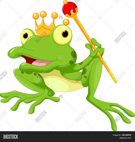 Cute Frog Prince Vector And Photo Free Trial Bigstock
