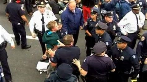New York Police Arrest More Than 700 During Protest Bbc News