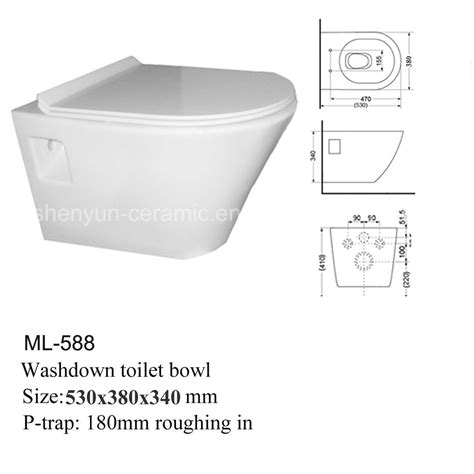 On characteristic features is that the. China Ceramic Wall Hanging Toilet Bowl Washdwon Water ...