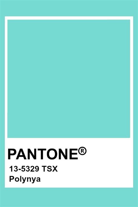 Beautiful Work Aqua Color Pantone 100 C