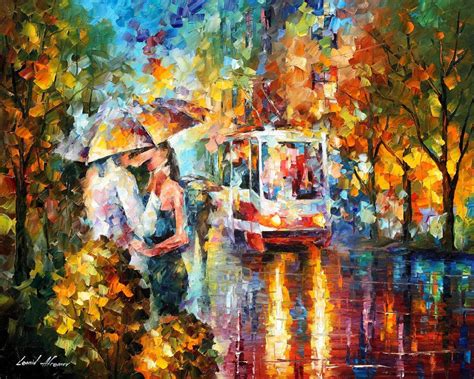 The Passion Original Oil Painting On Canvas By Leonid Afremov 24 X30