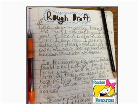 Rough drafts are comprised of basic materials, used to assess content and form. Writing a rough draft. Rough Draft. 2019-02-24