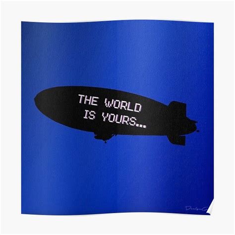 Scarface The World Is Yours Poster For Sale By Ignore Store