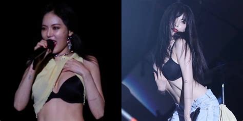 Hyuna Goes Viral For Taking Her Shirt Off And Sexy Performance On Stage