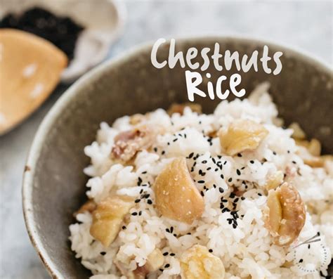 Cook Chestnuts The Japanese Way Kuri Gohan Chopstick Chronicles