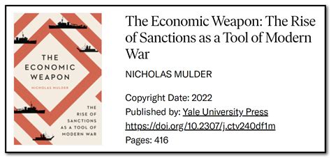 On The Economics Of Sanctions Sfu Library