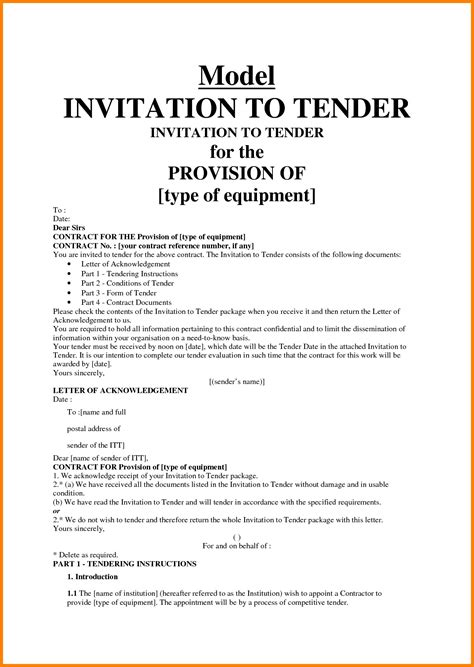 invitation to tender template what s so trendy about invitation to tender template that ever