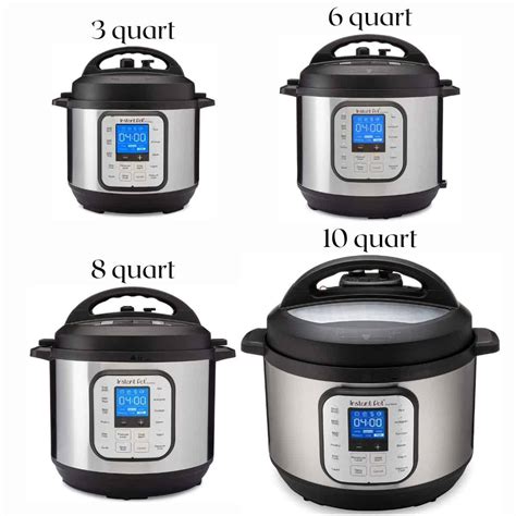 Sizes Of Instant Pot What Size Do You Need Paint The Kitchen Red