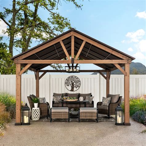 Sunjoy Cedar Framed Pavilion Installation Service