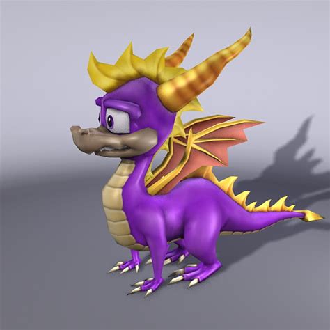 Spyro Dragon 3d Model