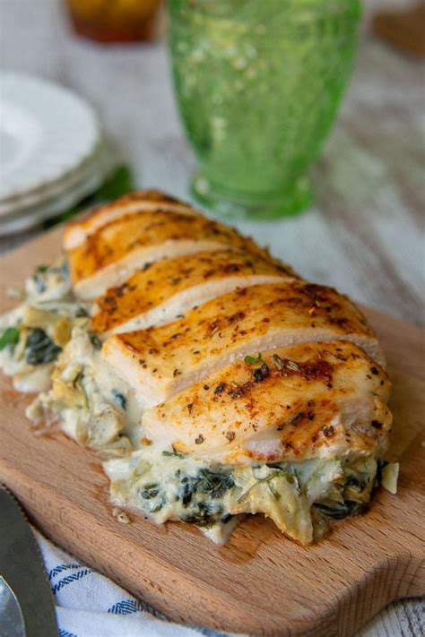 Easy Chicken Breast Recipes Oven Healthy Easy Spinach Stuffed Chicken
