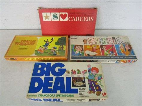 4 Vintage Board Games Oberman Auctions