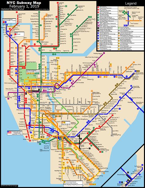 Manhattan Pdf Manhattan Subway Map Nyc