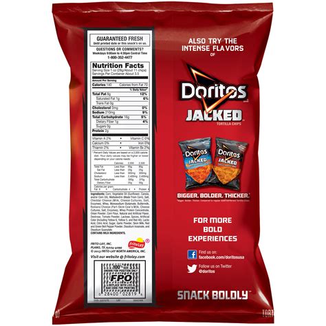 You're cheating on your diet by taking one day in a specific period (usually a week) and eating whatever you want. How Many Servings Are In A Bag Of Doritos - Bag Poster