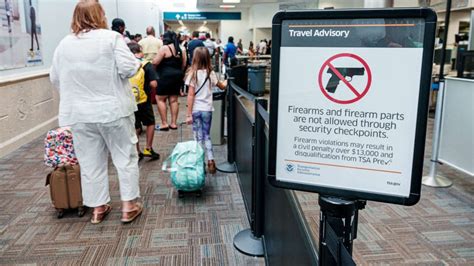 Tsa Has Confiscated Record Number Of Guns At Airports In 2021 Abc7