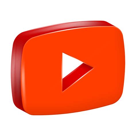 3d Youtube Logo Transparent Png Similar Png