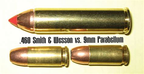 460 Smith And Wesson Vs 9mm I Put This Together As A Compa Flickr
