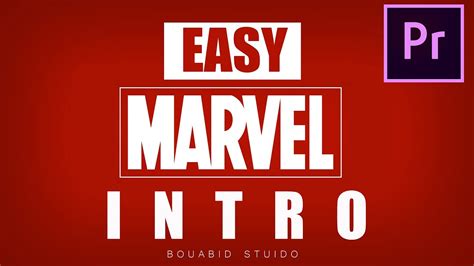 Create Marvel Studio Intro Adobe Premier Easy Tutorial Part2 Youtube