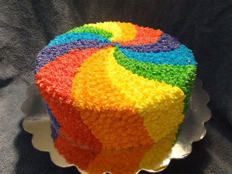 Rainbow Spiral Cake By Sweet Nothings Bakery