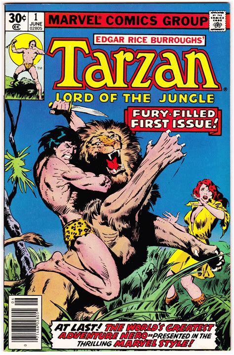 Tarzan 1 1977 Series June 1977 Marvel Comics Grade Etsy In 2021 Comics Tarzan Marvel Comics