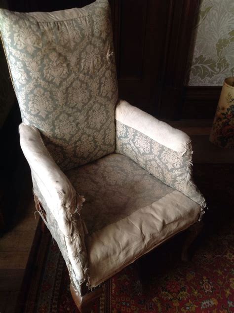 Chair At Penrhyn Castle With A Wonderful Well Worn Distressed Surface