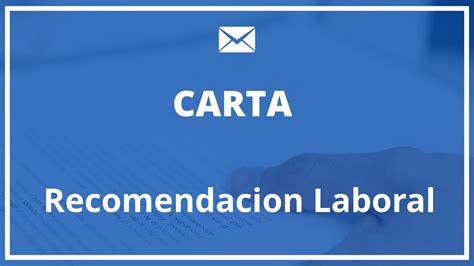 Modelo Carta De Recomendacion Laboral Word Plantilla