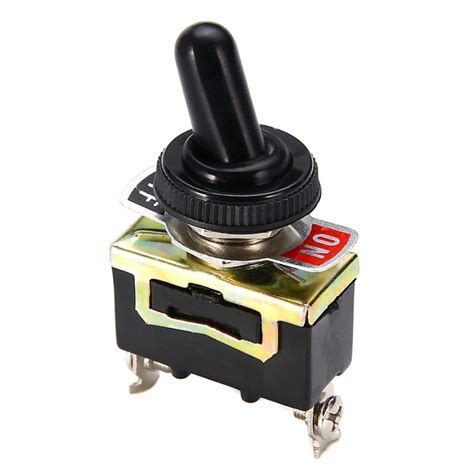 On Off Small Spst Toggle Switch Heavy Duty With Waterproof Cover 12v 6