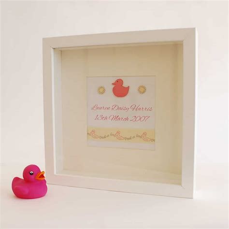 Personalised Name Frame Duck The Little Lavender Tree
