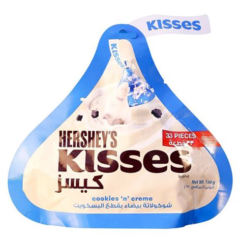 Hersheys Kisses Cookies N Creme 33pcs 150g Supersavings