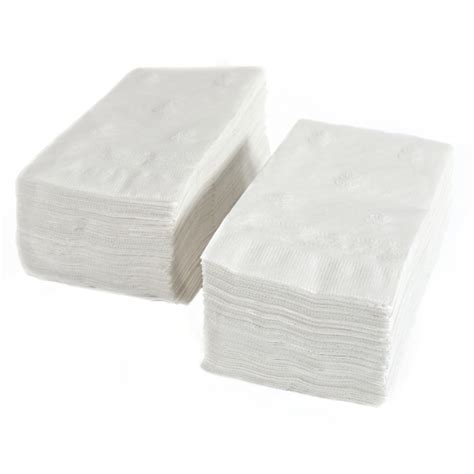 Setting an attractive table means knowing how to fold napkins. WHITE DINNER NAPKINS, 2-PLY, 1/8 FOLD (3,000)