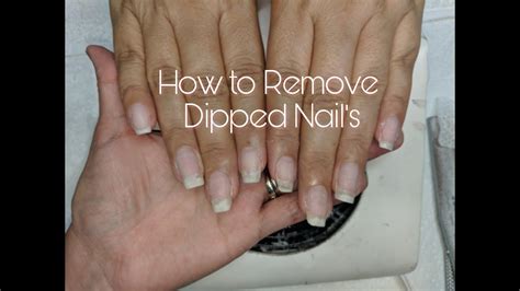 Dip powder nails have been the most popular nail trend in the past year. How to Remove Dip Nail's - YouTube