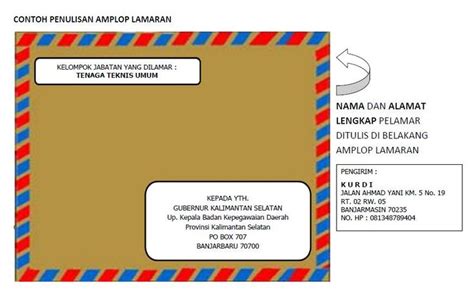 49+ Surat Amplop Lamaran Kerja - Kumpulan Contoh Gambar