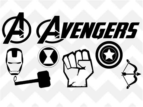 Avengers Bundle Svg Avengers Svg Iron Man Svg Thor Svg